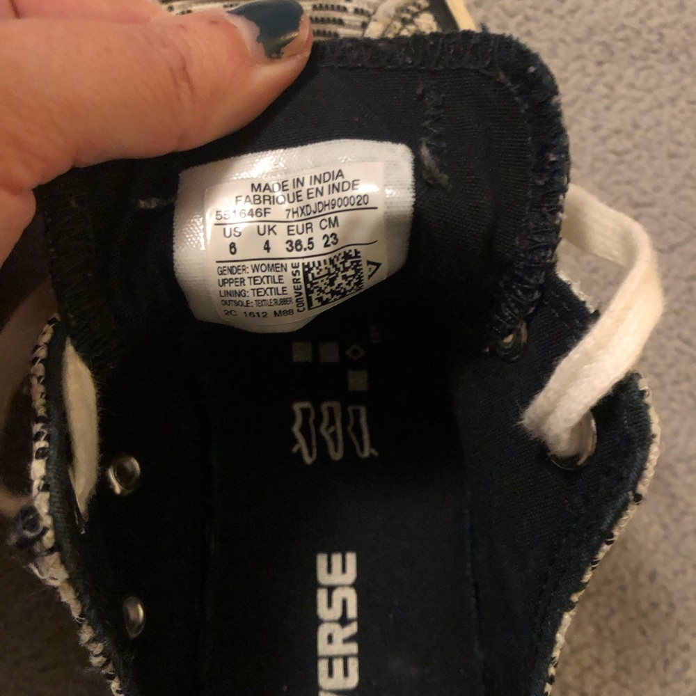 Perfect Condition New Inquire Patterned Chucks - image 2